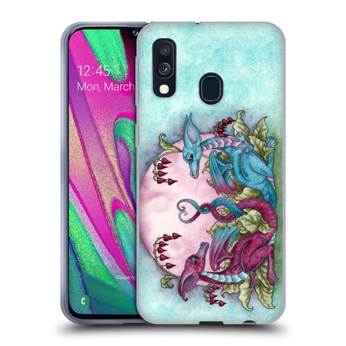 Amy Brown Folklore Love Dragons Soft Gel Case for Samsung Galaxy A40 (2019)