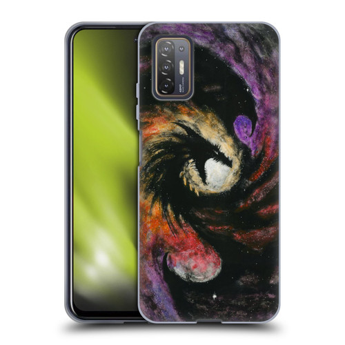 Stanley Morrison Dragons 3 Swirling Starry Galaxy Soft Gel Case for HTC Desire 21 Pro 5G