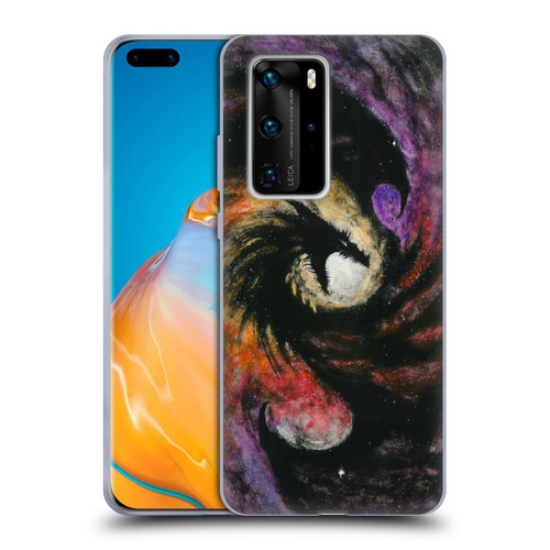 Stanley Morrison Dragons 3 Swirling Starry Galaxy Soft Gel Case for Huawei P40 Pro / P40 Pro Plus 5G