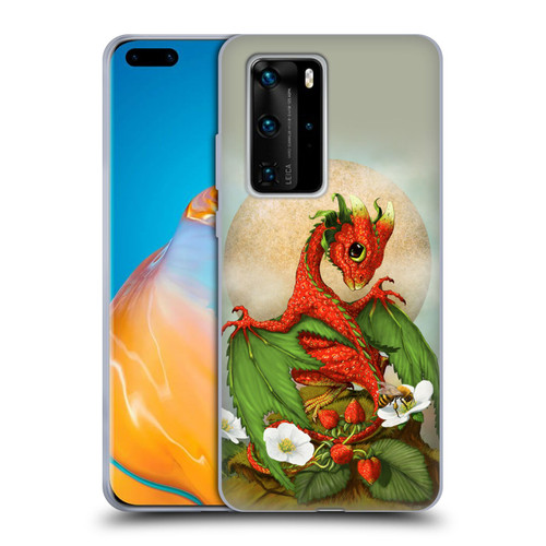 Stanley Morrison Dragons 3 Strawberry Garden Soft Gel Case for Huawei P40 Pro / P40 Pro Plus 5G