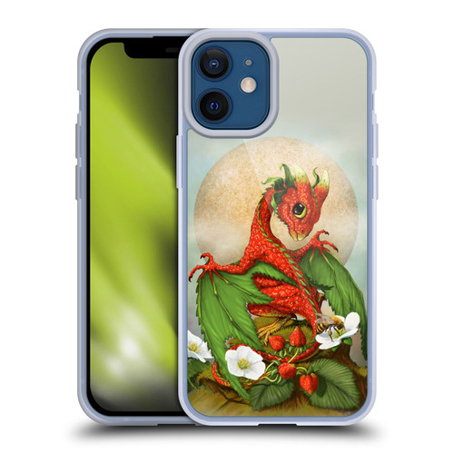 Stanley Morrison Dragons 3 Strawberry Garden Soft Gel Case for Apple iPhone 12 Mini