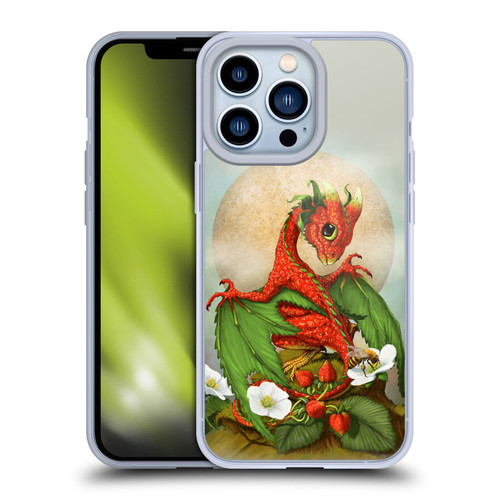 Stanley Morrison Dragons 3 Strawberry Garden Soft Gel Case for Apple iPhone 13 Pro