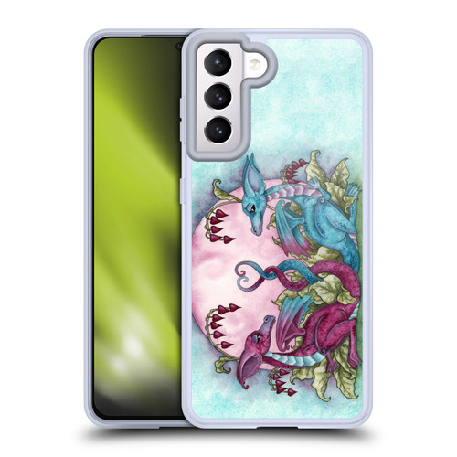 Amy Brown Folklore Love Dragons Soft Gel Case for Samsung Galaxy S21 5G