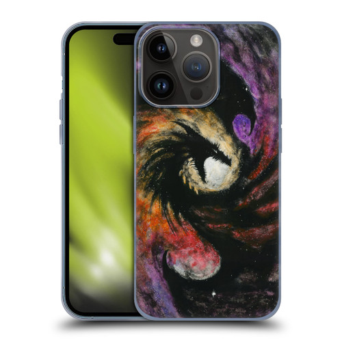 Stanley Morrison Dragons 3 Swirling Starry Galaxy Soft Gel Case for Apple iPhone 15 Pro