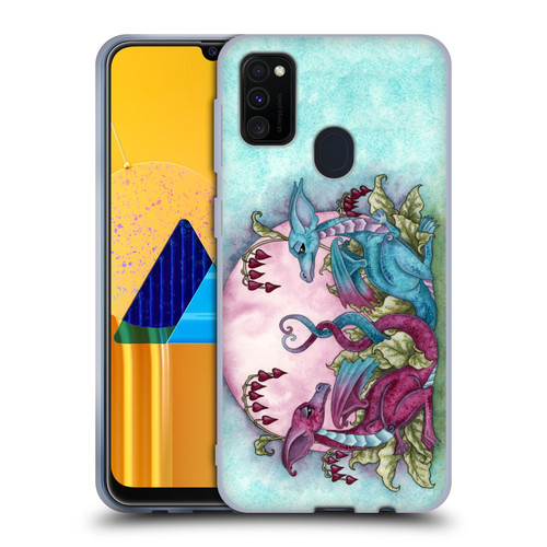 Amy Brown Folklore Love Dragons Soft Gel Case for Samsung Galaxy M30s (2019)/M21 (2020)