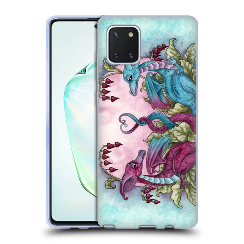 Amy Brown Folklore Love Dragons Soft Gel Case for Samsung Galaxy Note10 Lite
