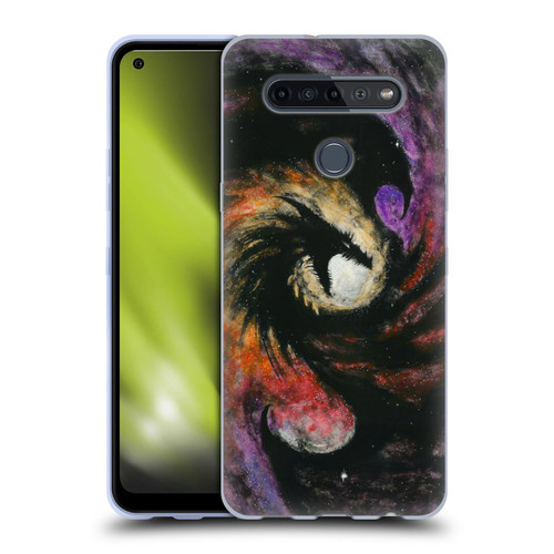 Stanley Morrison Dragons 3 Swirling Starry Galaxy Soft Gel Case for LG K51S
