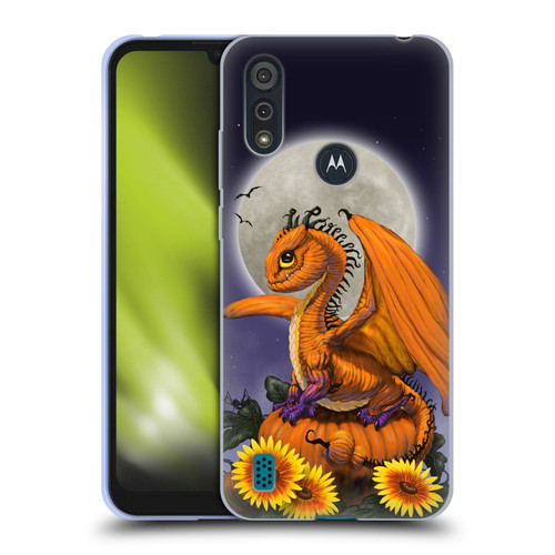 Stanley Morrison Dragons 3 Halloween Pumpkin Soft Gel Case for Motorola Moto E6s (2020)