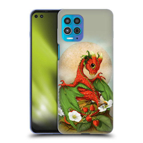 Stanley Morrison Dragons 3 Strawberry Garden Soft Gel Case for Motorola Moto G100