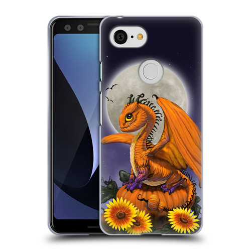 Stanley Morrison Dragons 3 Halloween Pumpkin Soft Gel Case for Google Pixel 3