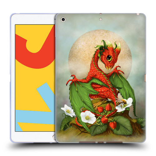 Stanley Morrison Dragons 3 Strawberry Garden Soft Gel Case for Apple iPad 10.2 2019/2020/2021