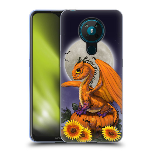 Stanley Morrison Dragons 3 Halloween Pumpkin Soft Gel Case for Nokia 5.3