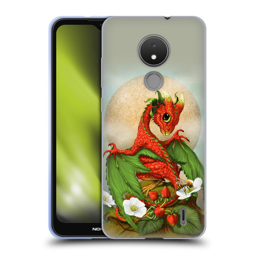 Stanley Morrison Dragons 3 Strawberry Garden Soft Gel Case for Nokia C21