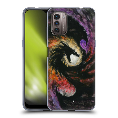 Stanley Morrison Dragons 3 Swirling Starry Galaxy Soft Gel Case for Nokia G11 / G21