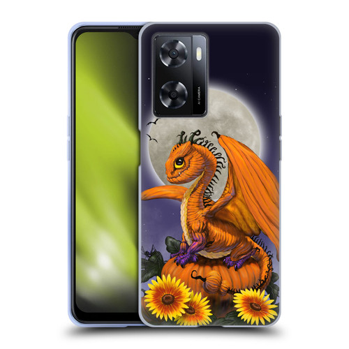 Stanley Morrison Dragons 3 Halloween Pumpkin Soft Gel Case for OPPO A57s