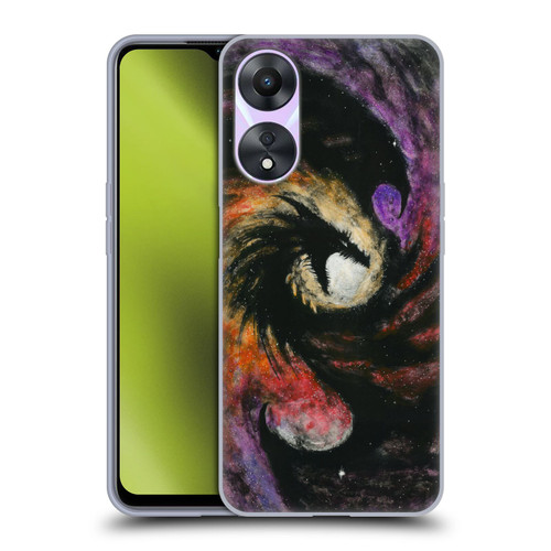 Stanley Morrison Dragons 3 Swirling Starry Galaxy Soft Gel Case for OPPO A78 5G