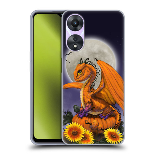 Stanley Morrison Dragons 3 Halloween Pumpkin Soft Gel Case for OPPO A78 4G