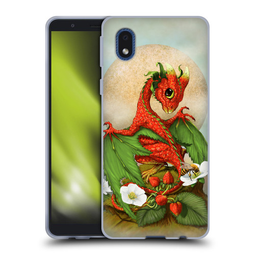 Stanley Morrison Dragons 3 Strawberry Garden Soft Gel Case for Samsung Galaxy A01 Core (2020)