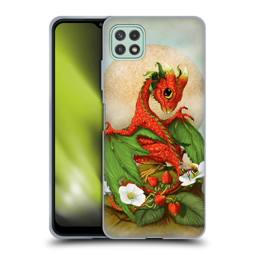 Stanley Morrison Dragons 3 Strawberry Garden Soft Gel Case for Samsung Galaxy A22 5G / F42 5G (2021)