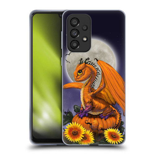 Stanley Morrison Dragons 3 Halloween Pumpkin Soft Gel Case for Samsung Galaxy A33 5G (2022)