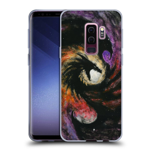 Stanley Morrison Dragons 3 Swirling Starry Galaxy Soft Gel Case for Samsung Galaxy S9+ / S9 Plus