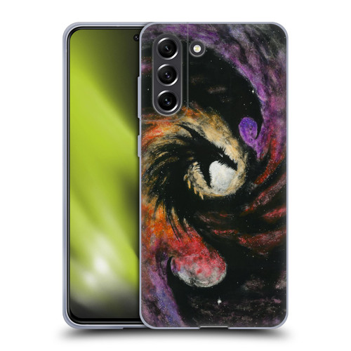 Stanley Morrison Dragons 3 Swirling Starry Galaxy Soft Gel Case for Samsung Galaxy S21 FE 5G