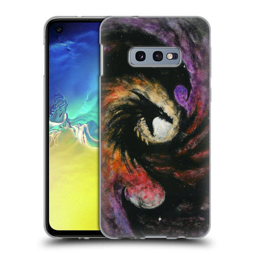 Stanley Morrison Dragons 3 Swirling Starry Galaxy Soft Gel Case for Samsung Galaxy S10e