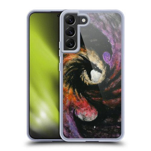 Stanley Morrison Dragons 3 Swirling Starry Galaxy Soft Gel Case for Samsung Galaxy S22+ 5G