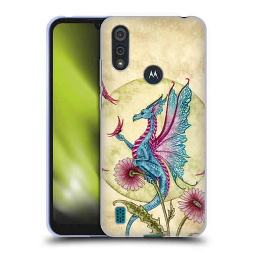 Amy Brown Mythical Butterfly Daydream Soft Gel Case for Motorola Moto E6s (2020)