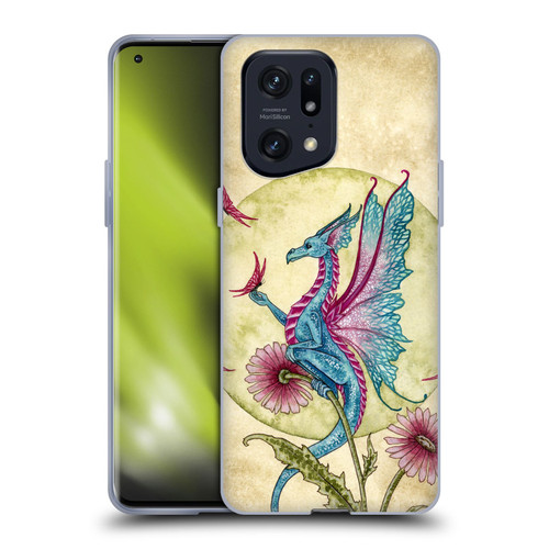 Amy Brown Mythical Butterfly Daydream Soft Gel Case for OPPO Find X5 Pro