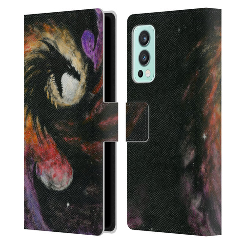 Stanley Morrison Dragons 3 Swirling Starry Galaxy Leather Book Wallet Case Cover For OnePlus Nord 2 5G