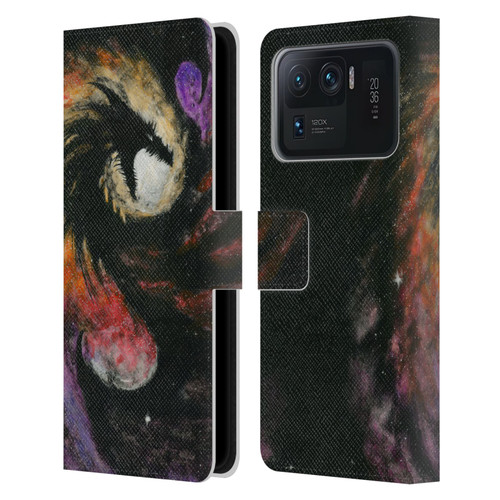 Stanley Morrison Dragons 3 Swirling Starry Galaxy Leather Book Wallet Case Cover For Xiaomi Mi 11 Ultra