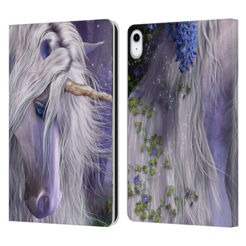 Laurie Prindle Fantasy Horse Moonlight Serenade Unicorn Leather Book Wallet Case Cover For Apple iPad 10.9 (2022)