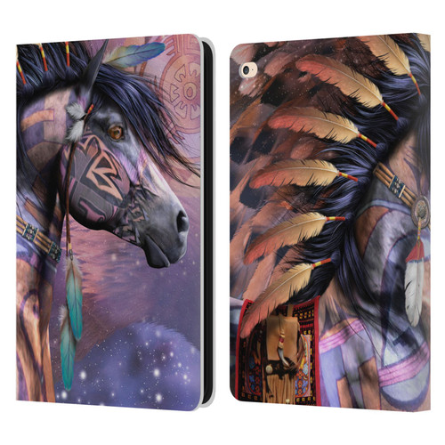 Laurie Prindle Fantasy Horse Native American Shaman Leather Book Wallet Case Cover For Apple iPad Air 2 (2014)