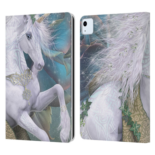 Laurie Prindle Fantasy Horse Kieran Unicorn Leather Book Wallet Case Cover For Apple iPad Air 2020 / 2022
