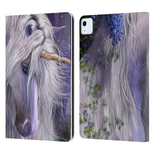 Laurie Prindle Fantasy Horse Moonlight Serenade Unicorn Leather Book Wallet Case Cover For Apple iPad Air 2020 / 2022