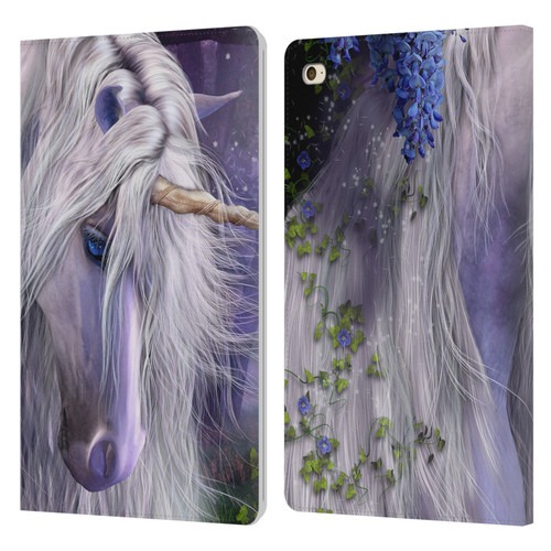 Laurie Prindle Fantasy Horse Moonlight Serenade Unicorn Leather Book Wallet Case Cover For Apple iPad mini 4
