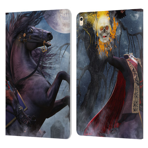 Laurie Prindle Fantasy Horse Sleepy Hollow Warrior Leather Book Wallet Case Cover For Apple iPad Pro 10.5 (2017)