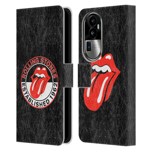 The Rolling Stones Graphics Established 1962 Leather Book Wallet Case Cover For OPPO Reno10 Pro+
