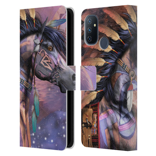 Laurie Prindle Fantasy Horse Native American Shaman Leather Book Wallet Case Cover For OnePlus Nord N100