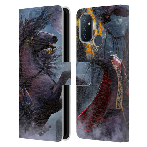 Laurie Prindle Fantasy Horse Sleepy Hollow Warrior Leather Book Wallet Case Cover For OnePlus Nord N100