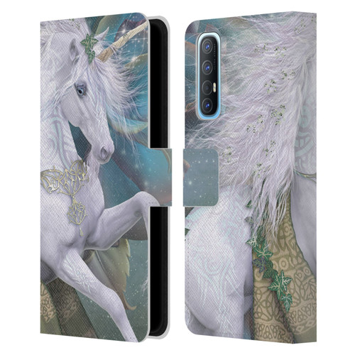 Laurie Prindle Fantasy Horse Kieran Unicorn Leather Book Wallet Case Cover For OPPO Find X2 Neo 5G