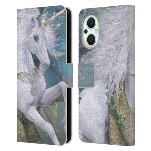 Laurie Prindle Fantasy Horse Kieran Unicorn Leather Book Wallet Case Cover For OPPO Reno8 Lite