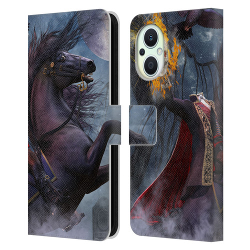 Laurie Prindle Fantasy Horse Sleepy Hollow Warrior Leather Book Wallet Case Cover For OPPO Reno8 Lite