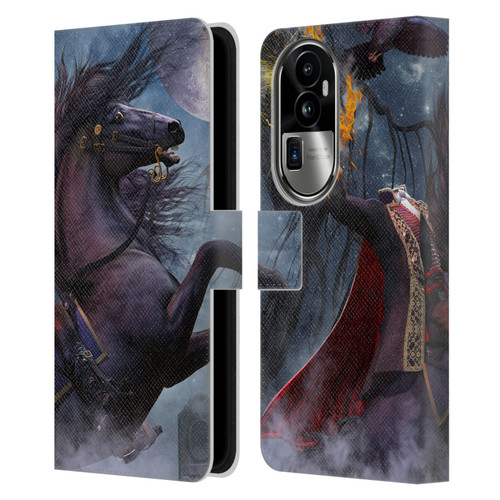 Laurie Prindle Fantasy Horse Sleepy Hollow Warrior Leather Book Wallet Case Cover For OPPO Reno10 Pro+