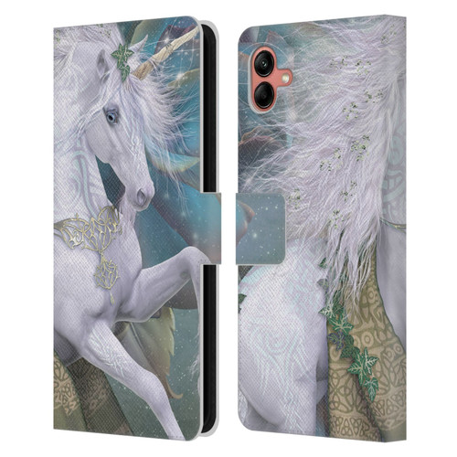 Laurie Prindle Fantasy Horse Kieran Unicorn Leather Book Wallet Case Cover For Samsung Galaxy A04 (2022)