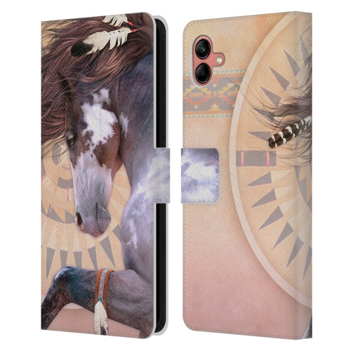 Laurie Prindle Fantasy Horse Native Spirit Leather Book Wallet Case Cover For Samsung Galaxy A04 (2022)