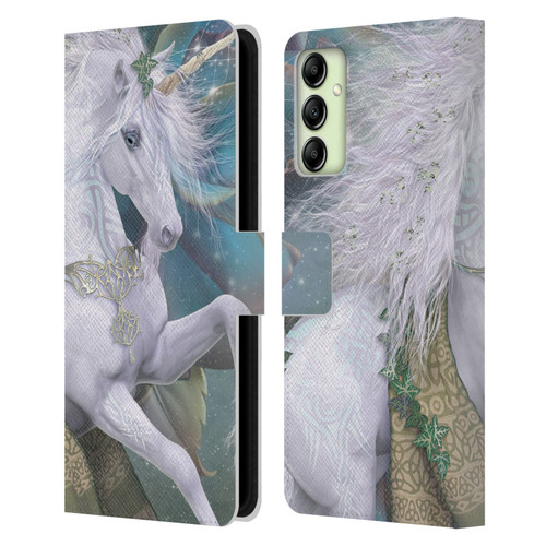 Laurie Prindle Fantasy Horse Kieran Unicorn Leather Book Wallet Case Cover For Samsung Galaxy A14 5G
