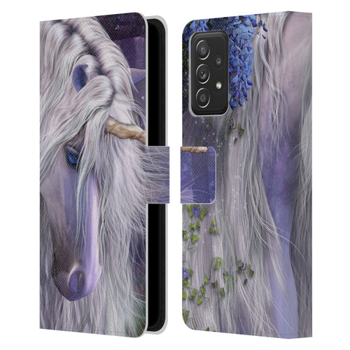 Laurie Prindle Fantasy Horse Moonlight Serenade Unicorn Leather Book Wallet Case Cover For Samsung Galaxy A53 5G (2022)