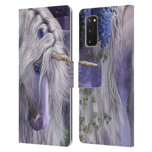 Laurie Prindle Fantasy Horse Moonlight Serenade Unicorn Leather Book Wallet Case Cover For Samsung Galaxy S20 / S20 5G
